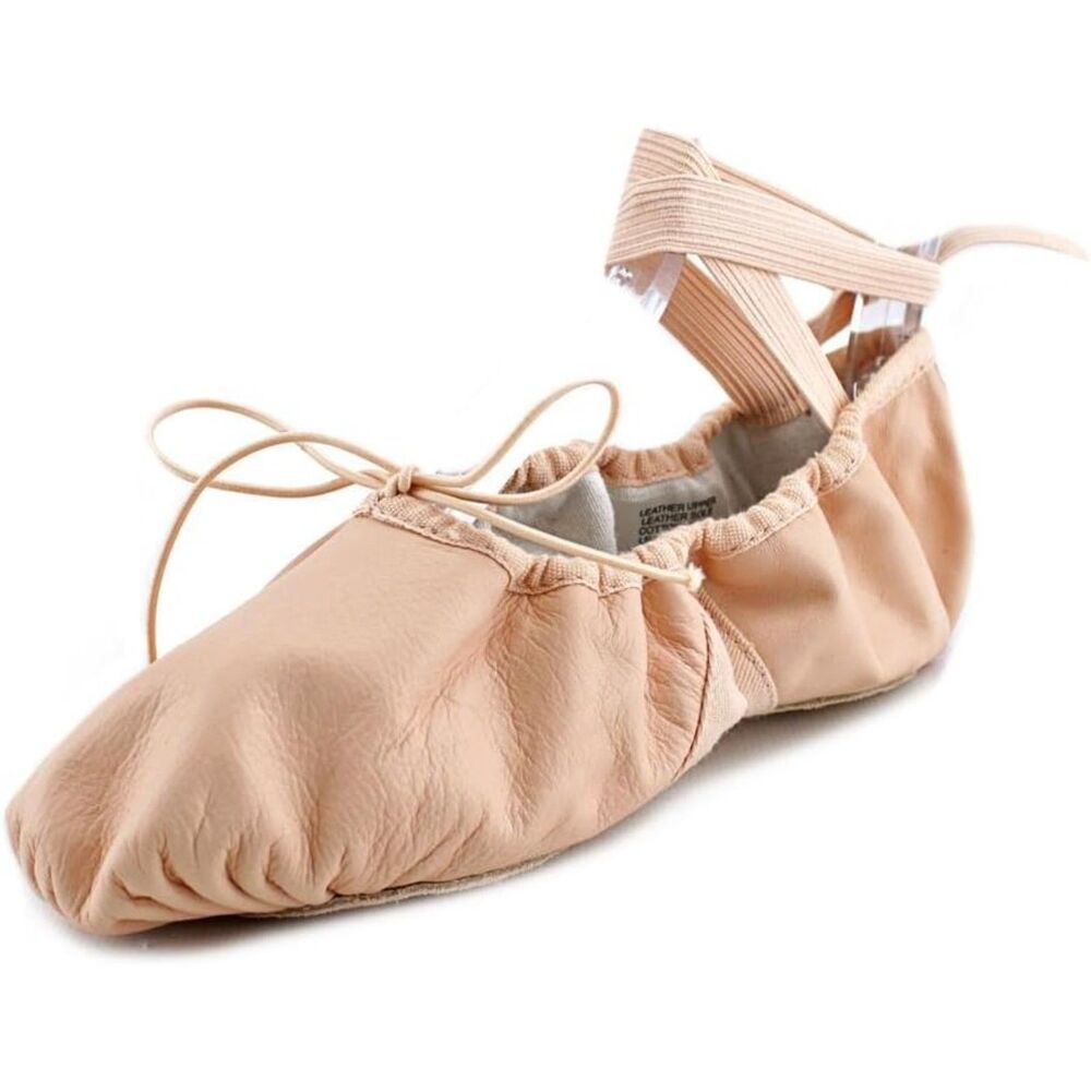 Bloch Prolite II Hybrid S0203L Pink Leather Split Sole Ballet Shoes Size 7